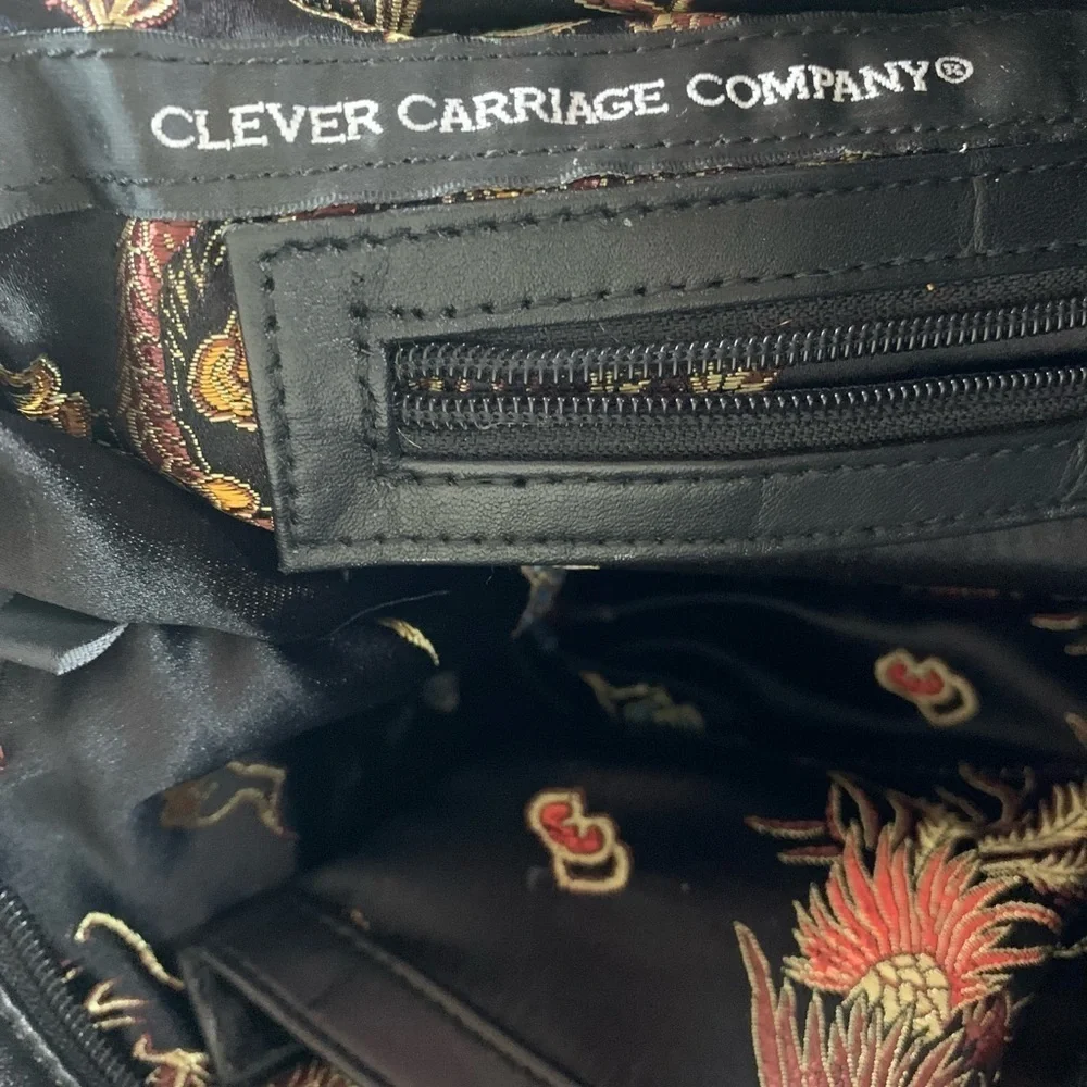 Clever Carriage Company Leather Purse